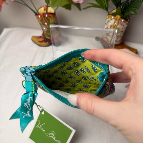NWT Vera Bradley Peacock Coin Purse New RETIRED - Picture 5 of 5